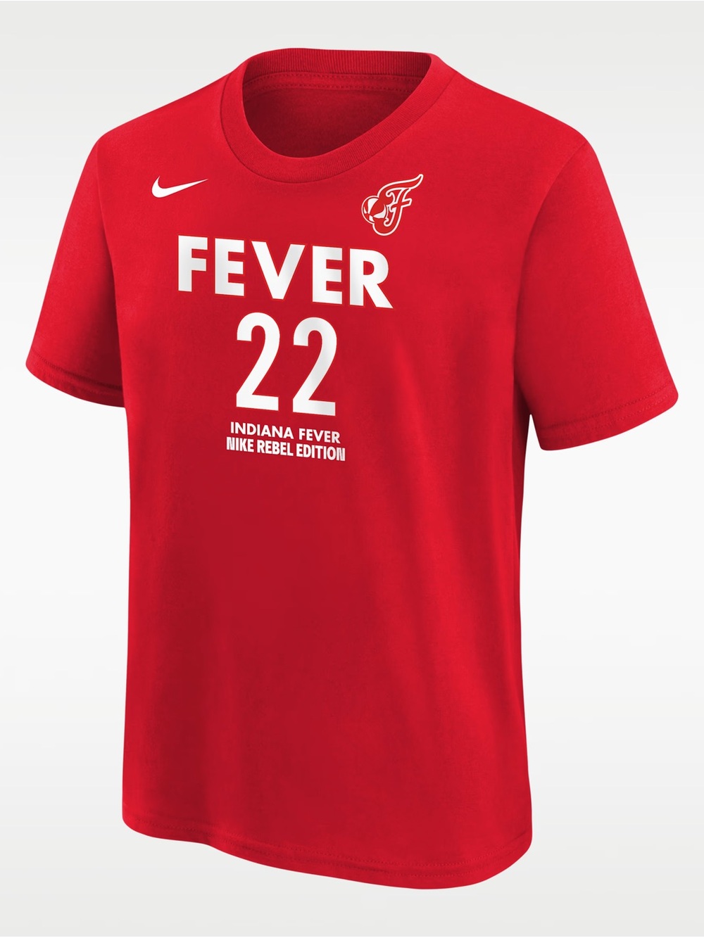 Nike Red Indiana Fever 'Fever 22' Kids Graphic Tee